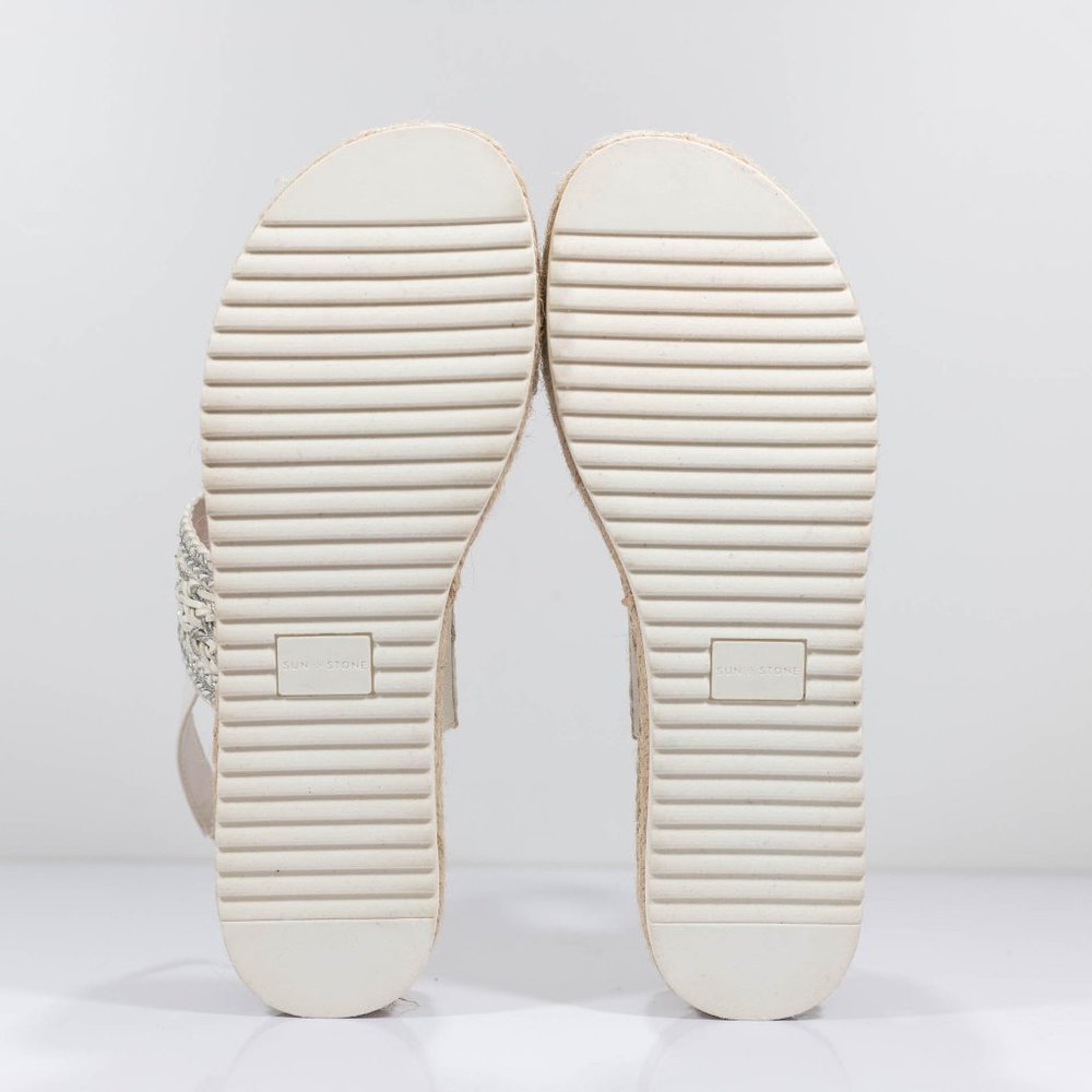 Sun + Stone Karli Sling Back Wedge Flatform Sandal - Picture 11 of 13